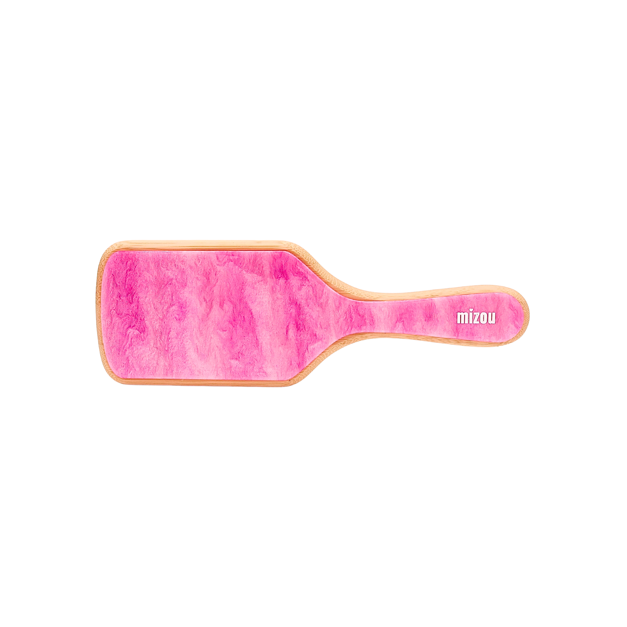 Bamboo Paddle Brush in Sugar Berry