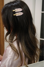 Starlet Clips in Pink Blossom